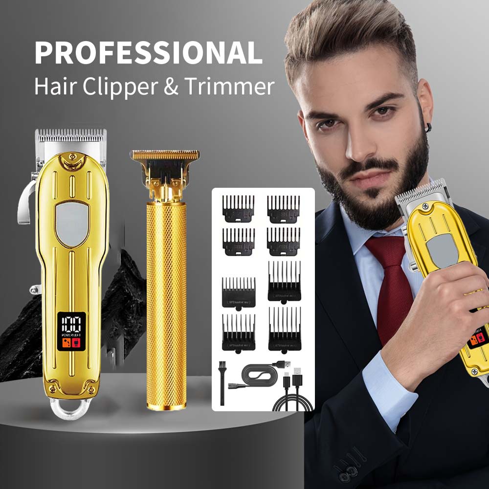 Body Trimmer - ชุดเครื่องตัดผมไฟฟ้า 2 in 1 และเครื่องเล็มขนแบบ T-Blade