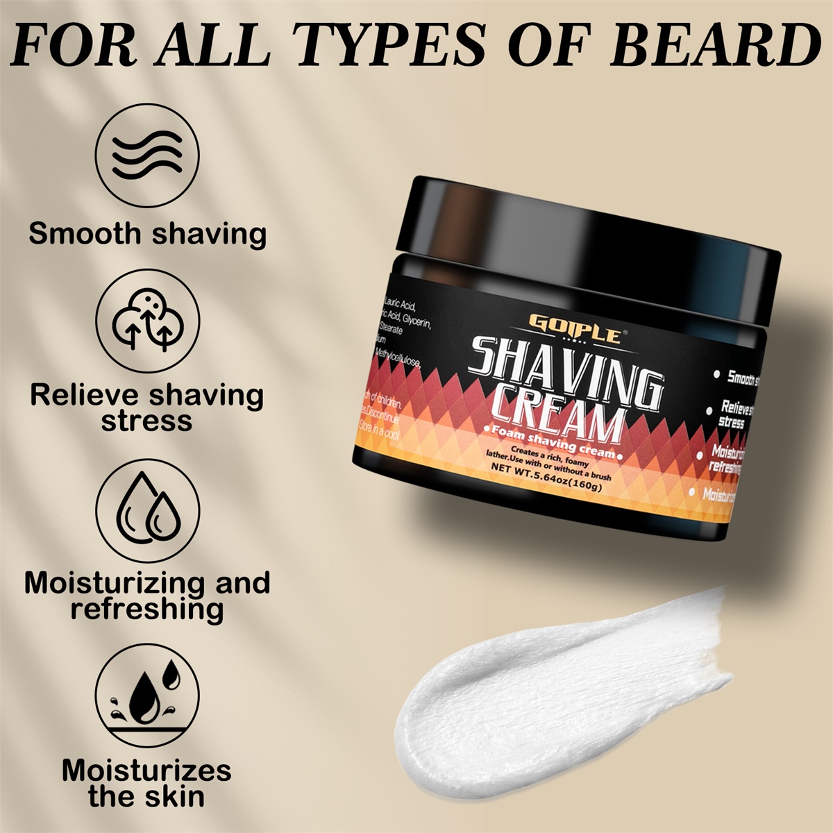 ชุดครีมโกนหนวดสำหรับผู้ชาย ชุด - Shaving Cream บทวิจารณ์และราคา