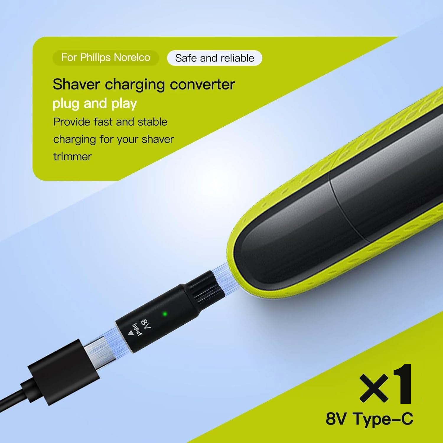8V HQ850 Type-C เครื่องโกนหนวด - Aftershave บทวิจารณ์และราคา