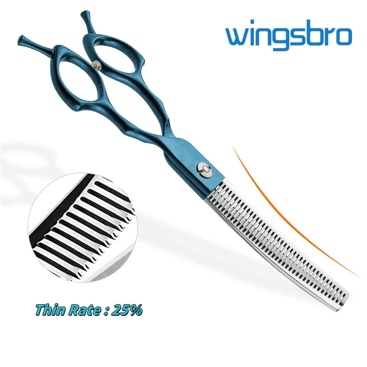 กรรไกรตัดขนสุนัขสแตนเลสแบบโค้ง - Grooming Scissors บทวิจารณ์และราคา