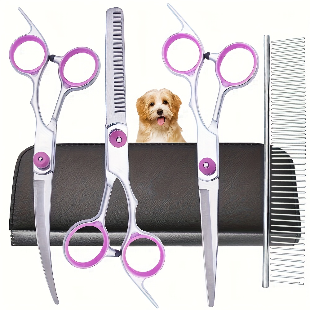ชุดกรรไกรตัดแต่งขนสุนัขแบบมืออ - Grooming Scissors บทวิจารณ์และราคา